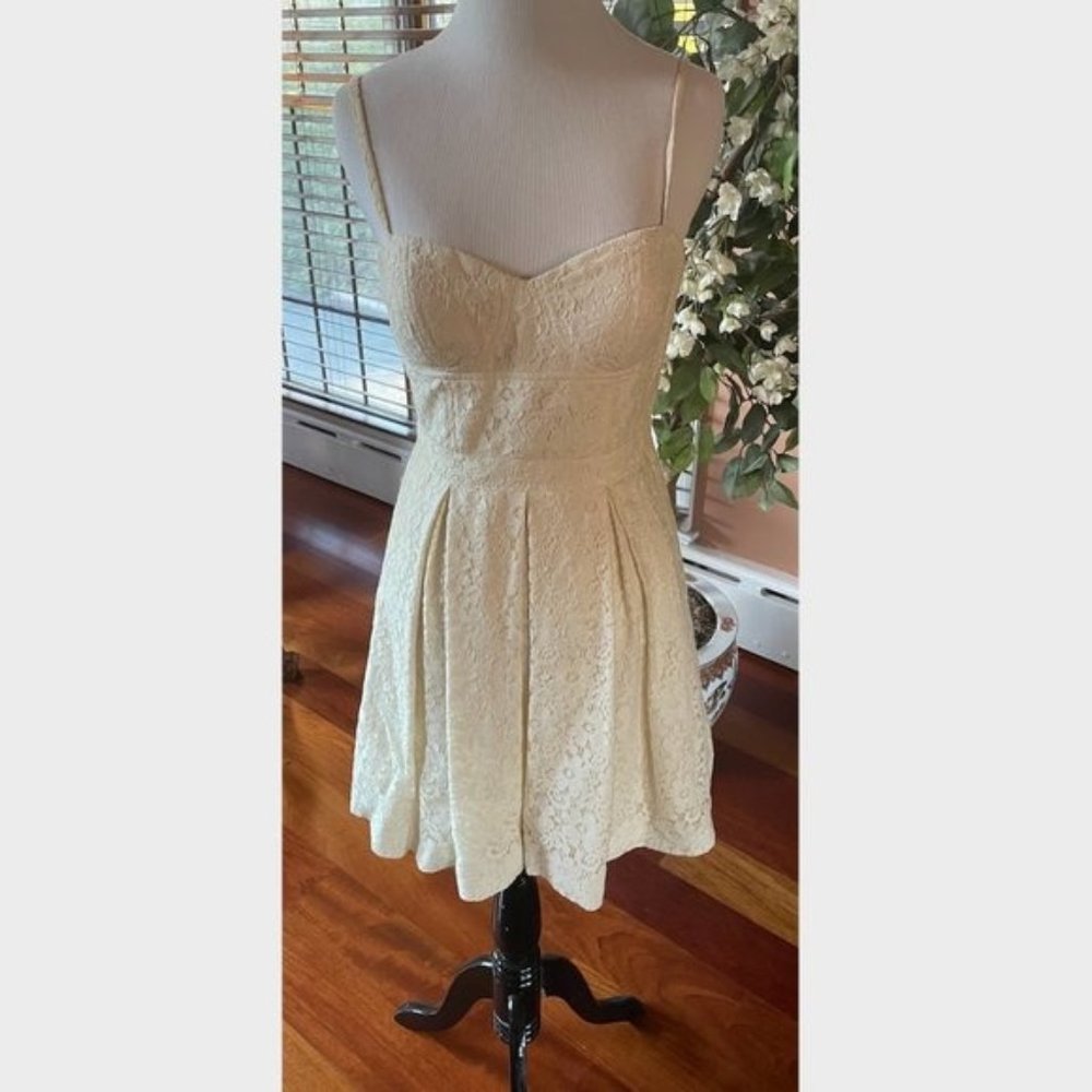 Aqua Corset Ivory/Cream dress